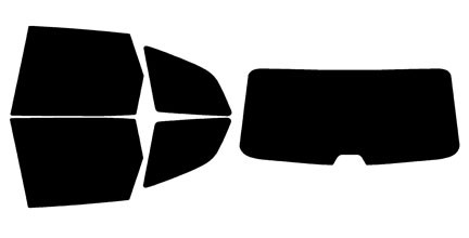 2018-2026 Volvo XC60 Rear Car Precut Window Tint Kit