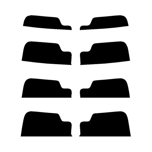 2015-2019 Lincoln MKC (Visor / Eye brow) Precut Tint Kit Automotive Window Film