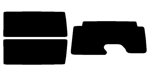 2018-2026 Jeep Wrangler JL 2 Door Rear Car Precut Window Tint Kit