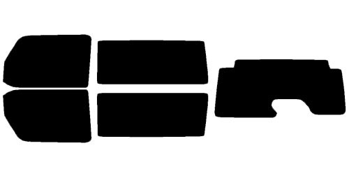 2018-2027 Jeep Wrangler JL 2 Door Full Car Precut Window Tint Kit