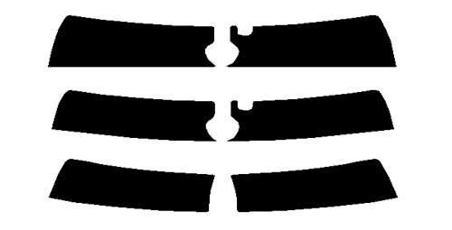 2014-2021 Jeep Grand Cherokee (Visor / Eye brow) Precut Tint Kit Automotive Window Film