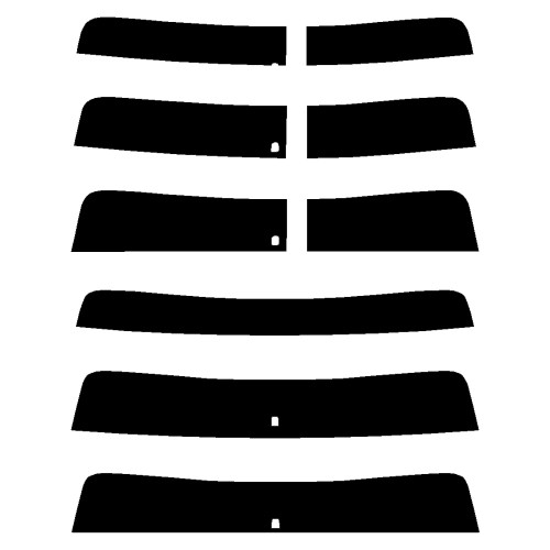 2015-2019 Hyundai Sonata (Visor / Eye brow) Precut Tint Kit Automotive Window Film