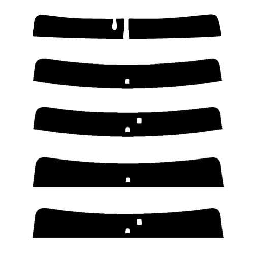 2017-2020 Hyundai Elantra Sedan (Visor / Eye brow) Precut Tint Kit Automotive Window Film