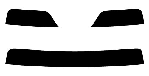 2012-2016 Honda CR-V (Visor / Eye brow) Precut Tint Kit Automotive Window Film