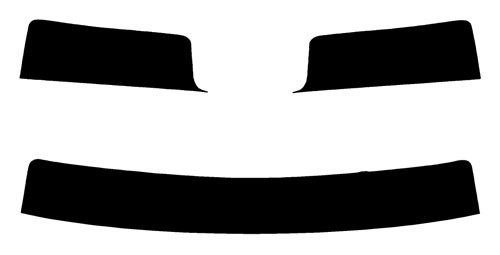 2018-2022 Hyundai Kona (Visor / Eye brow) Precut Tint Kit Automotive Window Film