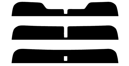 2011-2019 Ford Fiesta Sedan (Visor / Eye brow) Precut Tint Kit Automotive Window Film