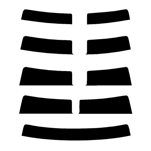 2015-2020 Chevrolet Tahoe (Visor / Eye brow) Precut Tint Kit Automotive Window Film