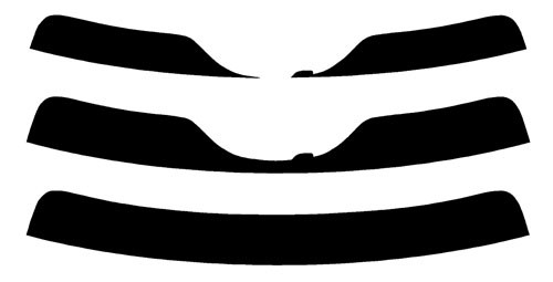 2014-2019 Chevrolet Corvette (Visor / Eye brow) Precut Tint Kit Automotive Window Film