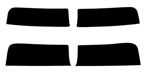 2017-2020 Chevrolet Cruze Hatchback (Visor / Eye brow) Precut Tint Kit Automotive Window Film