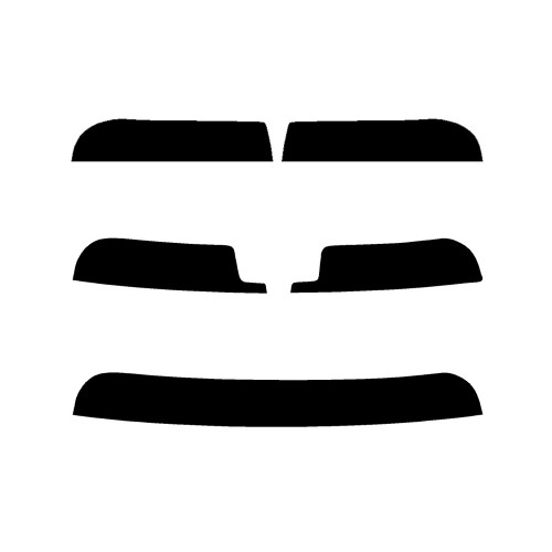 2018-2024 BMW X3 (Visor / Eye brow) Precut Tint Kit Automotive Window Film