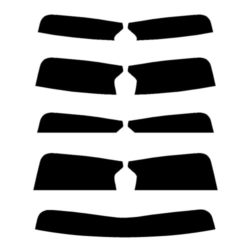 2014-2020 BMW i8 (Visor / Eye brow) Precut Tint Kit Automotive Window Film