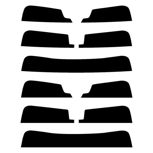 2019-2025 Audi Q3 (Visor / Eye brow) Precut Tint Kit Automotive Window Film