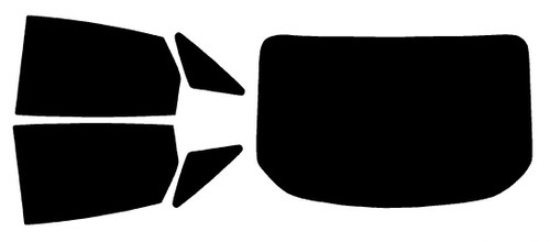 2012-2019 Ford Focus Sedan Rear Car Precut Window Tint Kit