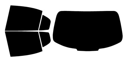 2017-2026 Alfa Romeo Giulia Rear Car Precut Window Tint Kit