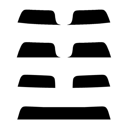 2017-2026 Alfa Romeo Giulia (Visor / Eye brow) Precut Tint Kit Automotive Window Film