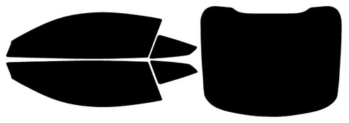 2015-2023 Ford Mustang Coupe Full Car Precut Window Tint Kit