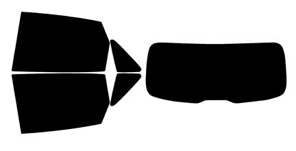 2020-2025 Ford Escape Rear Car Precut Window Tint Kit