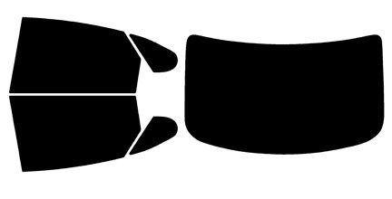 2016-2024 Jaguar XF Rear Car Precut Window Tint Kit