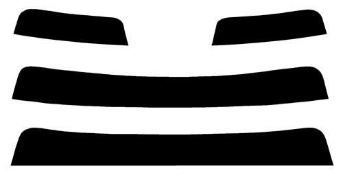 2007-2017 Ford Expedition (Visor / Eye brow) Precut Tint Kit Automotive Window Film