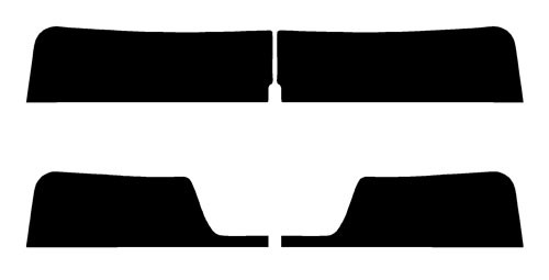 2014-2016 Nissan Rogue Select (Visor / Eye brow) Precut Tint Kit Automotive Window Film