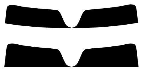 2010-2013 Kia Soul (Visor / Eye brow) Precut Tint Kit Automotive Window Film