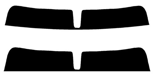 2008-2012 Chevrolet Malibu (Visor / Eye brow) Precut Tint Kit Automotive Window Film