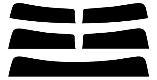 2020-2026 GMC Sierra 2500 and 3500 HD (Visor / Eye brow) Precut Tint Kit Automotive Window Film