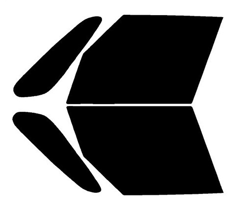 2014-2020 Fiat 500L Front Windows Precut Window Tint Kit