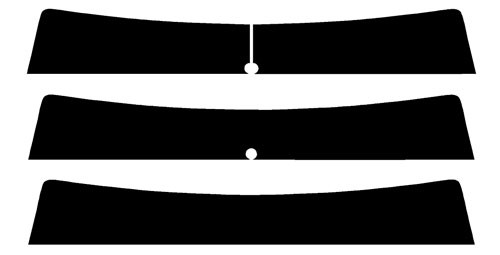 2006-2010 Volkswagen Jetta (Visor / Eye brow) Precut Tint Kit Automotive Window Film