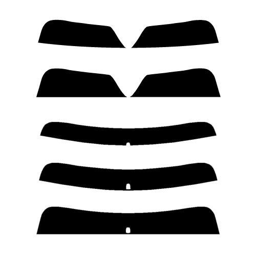 2008-2017 Buick Enclave (Visor / Eye brow) Precut Tint Kit Automotive Window Film