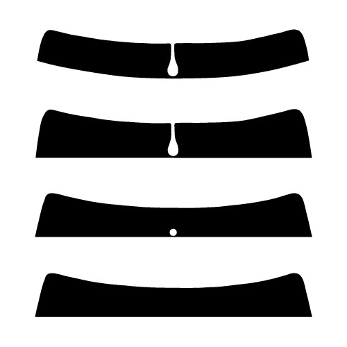 2006-2013 Audi A3 Hatchback (Visor / Eye brow) Precut Tint Kit Automotive Window Film