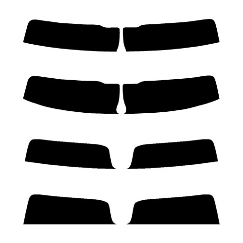 2011-2018 Audi A7 (Visor / Eye brow) Precut Tint Kit Automotive Window Film