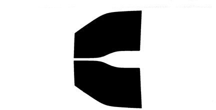 2015-2020 Ford F-150 Crew Cab Front Windows Precut Window Tint Kit