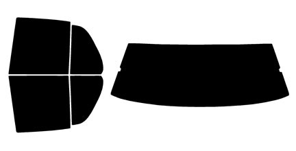 1998-2012 Ford Crown Victoria Rear Car Precut Window Tint Kit