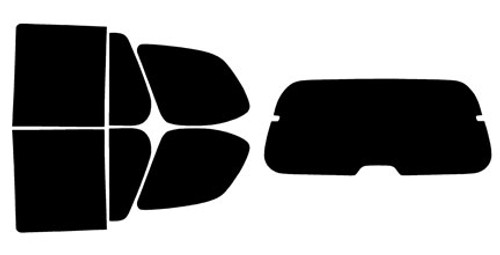 2002-2009 GMC Envoy Rear Car Precut Window Tint Kit