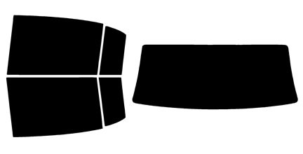 2004-2009 Kia Amanti Rear Car Precut Window Tint Kit