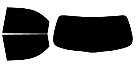 2000-2004 Kia Spectra Sedan Rear Car Precut Window Tint Kit