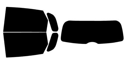 2005-2009 Kia Spectra5 Hatchback Rear Car Precut Window Tint Kit