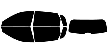 2005-2009 Kia Spectra5 Hatchback Full Car Precut Window Tint Kit