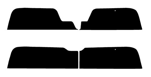 2006-2011 Cadillac DTS (Visor / Eye brow) Precut Tint Kit Automotive Window Film