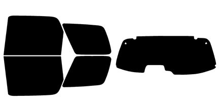 2001-2007 Mazda Tribute Rear Car Precut Window Tint Kit