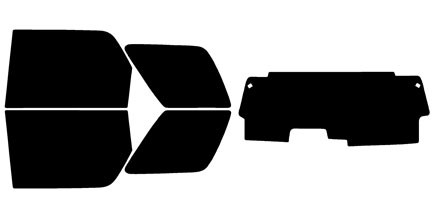 2008-2012 Mazda Tribute Rear Car Precut Window Tint Kit