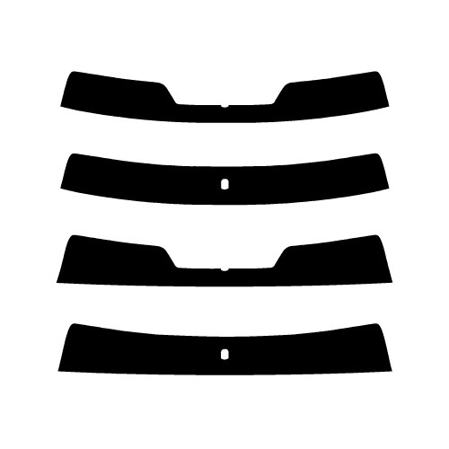 2004-2011 Mitsubishi Endeavor (Visor / Eye brow) Precut Tint Kit Automotive Window Film