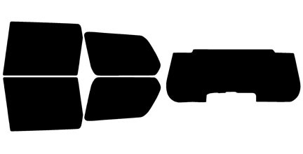 2004-2011 Mitsubishi Endeavor Rear Car Precut Window Tint Kit