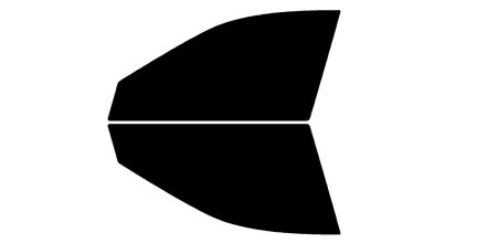 1999-2003 Mitsubishi Galant Front Windows Precut Window Tint Kit