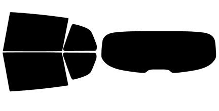 2018-2023 BMW X2 Rear Car Precut Window Tint Kit