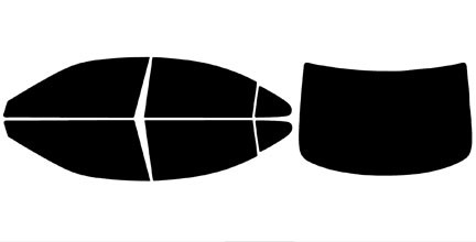 2007-2012 Lexus ES Series Full Car Precut Window  Tint Kit