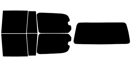 1998-2007 Lexus LX470 Rear Car Precut Window Tint Kit