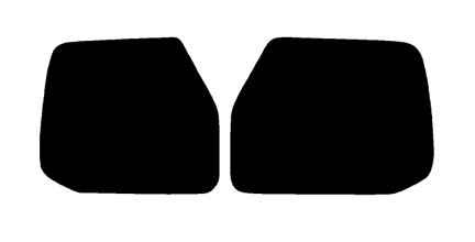 2015-2026 Ford Transit Low Roof Cargo Van No Rear Side Windows Rear Car Precut Window Tint Kit