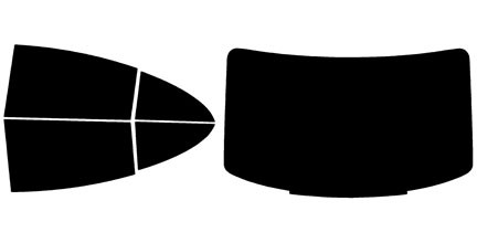 2019-2024 Mercedes Benz CLS Class Rear Car Precut Window Tint Kit